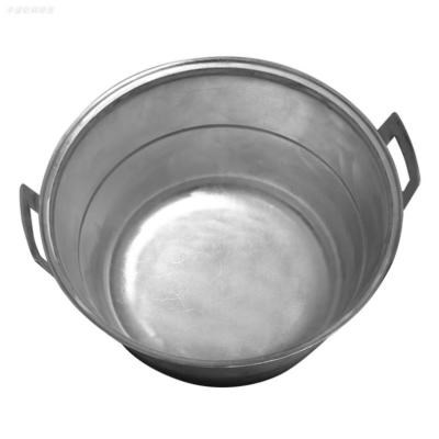 吕锅家用老式平底铝锅加厚手工大号特大平底锅汤锅
