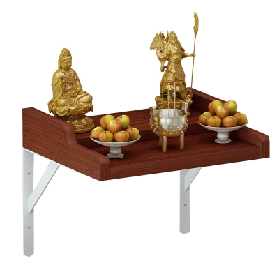 供神壁挂式挂墙佛龛神台家用经济型关公财神爷摆放佛柜