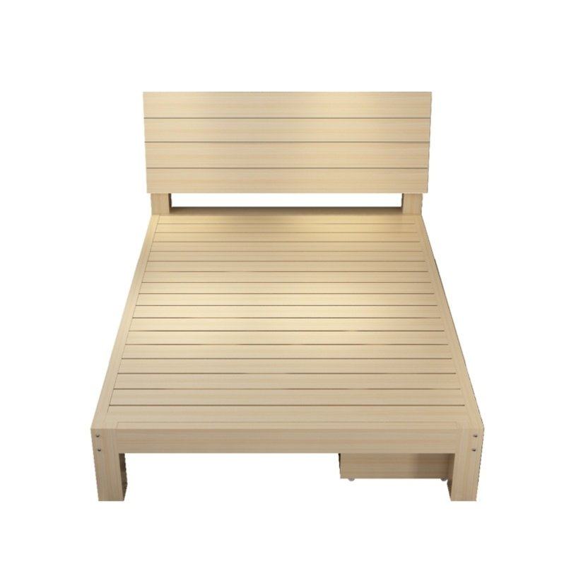 一米木床简单出租房专用二宽单人床出租屋经济型实木实木床