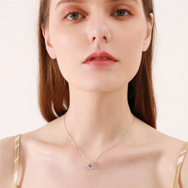 古耐s925银璀璨之星项链女款吊坠锁骨链日韩学生饰品简约时尚颈脖