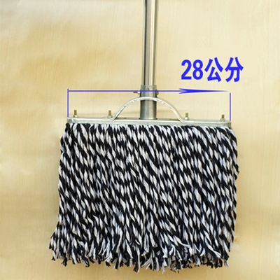 拖把平拖老式家用长条布长条棉拖平头毛线头新款水拖