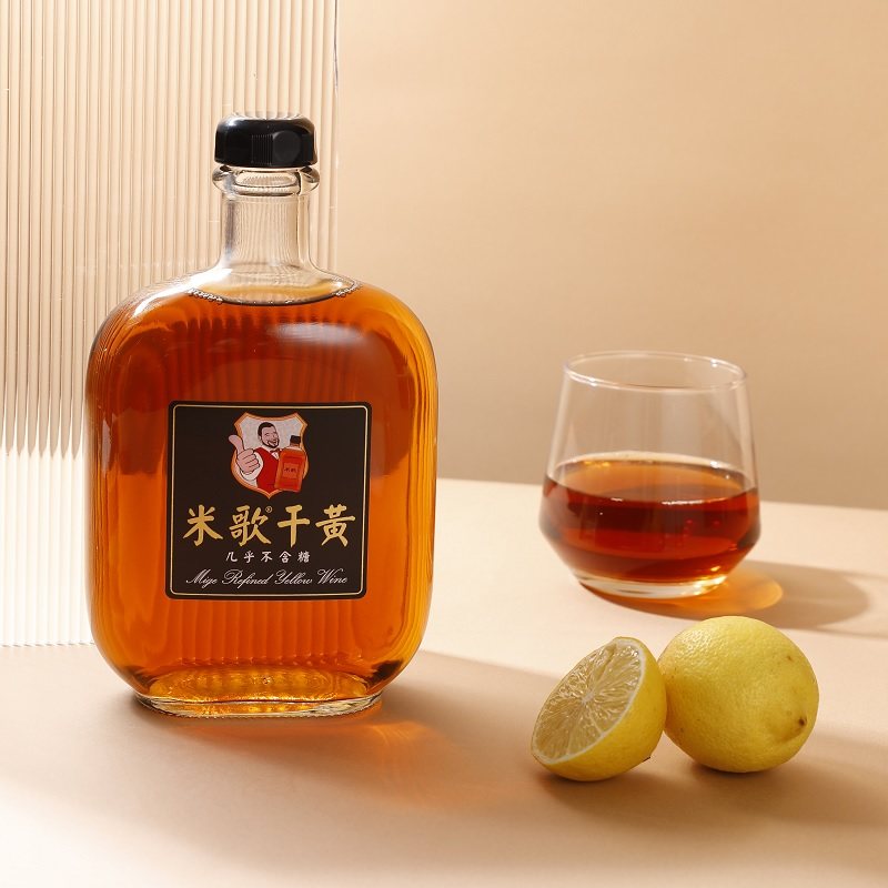 米歌精酿黄酒干黄11度700ml瓶装整箱干型低糖传统黄酒