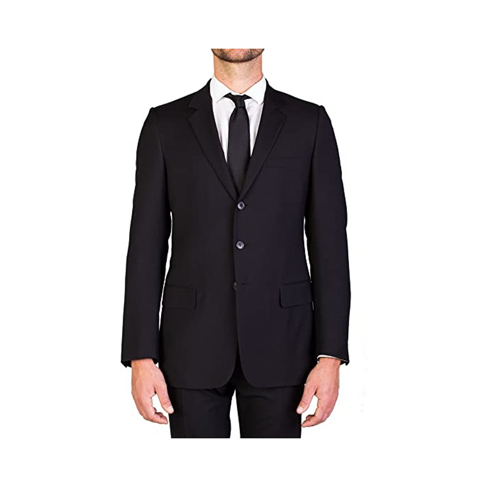 香港直邮diorhomme男士剪羊毛两粒西装黑色433c710a-1800-休闲西服