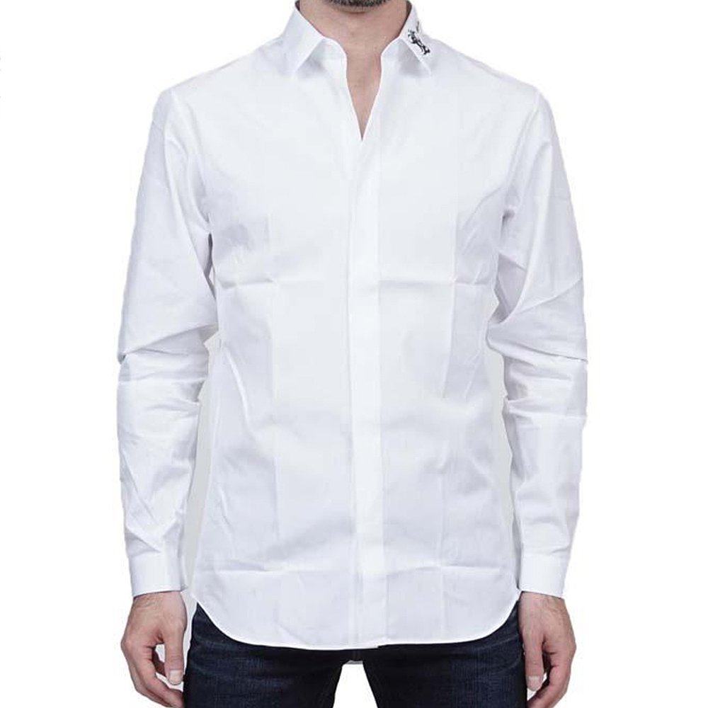 衬衫香港直邮diorhomme男士白色长袖433c529-k9835-089衬衫