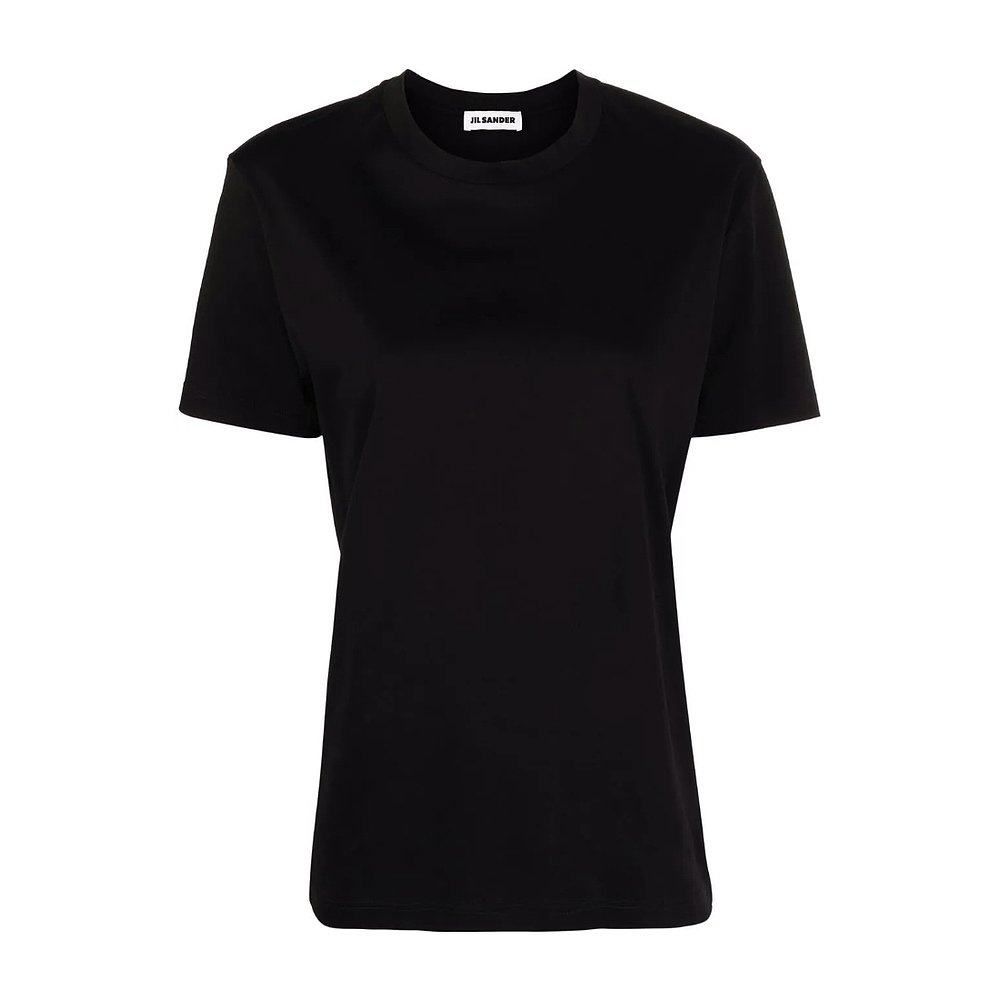 香港直邮jilsander黑色短袖jscu705002wu247608t恤