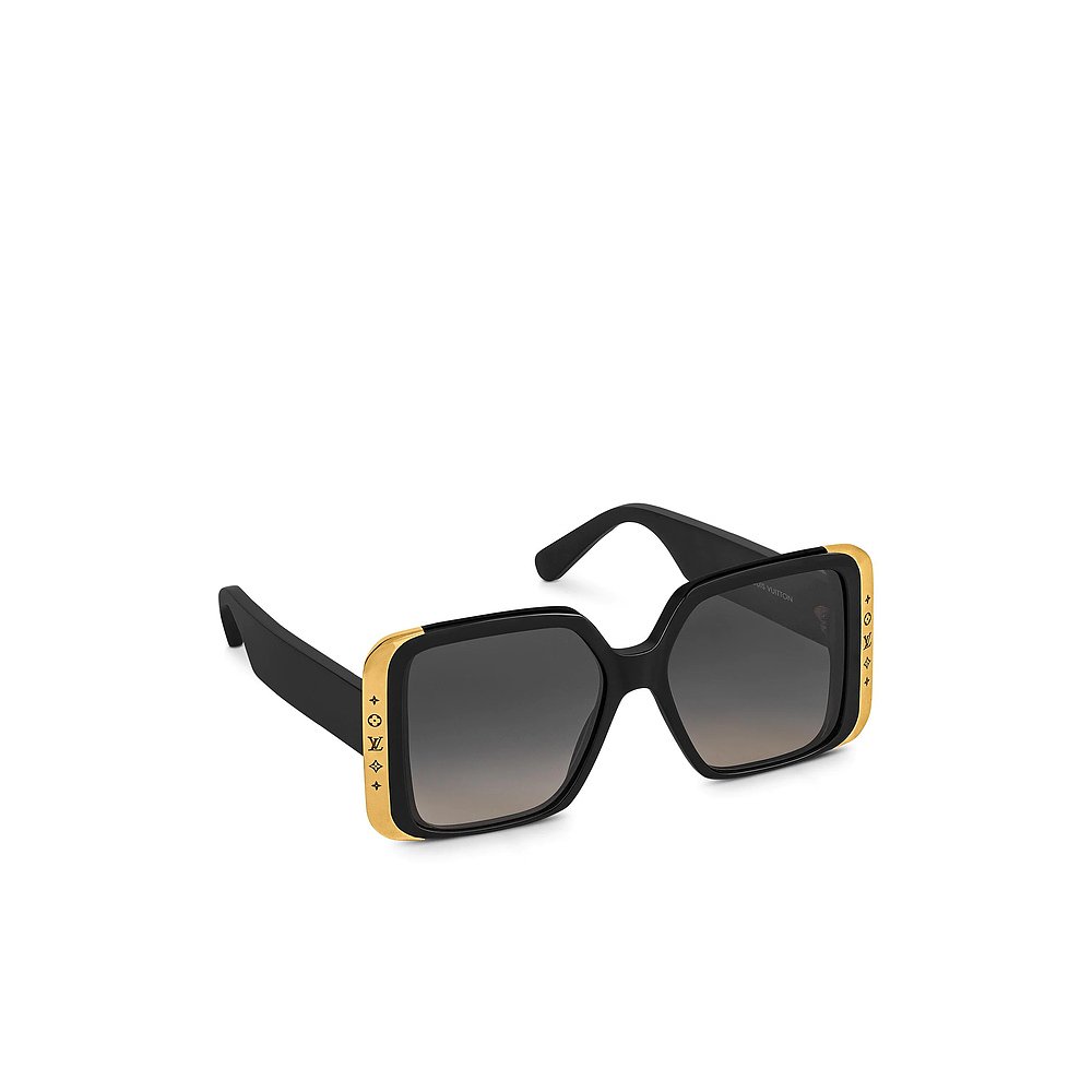 欧洲直邮预售两周louisvuitton月亮方形太阳镜太阳眼镜