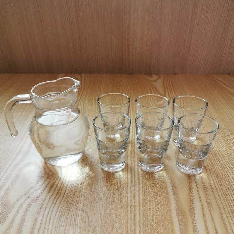 酒器白酒酒壶半斤酒店醒酒无铅铅玻璃鸭嘴小扎壶醒酒器