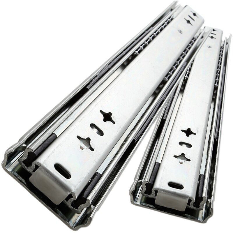 重型滑轨工业导轨加厚阻尼缓冲承重房车带锁导轨