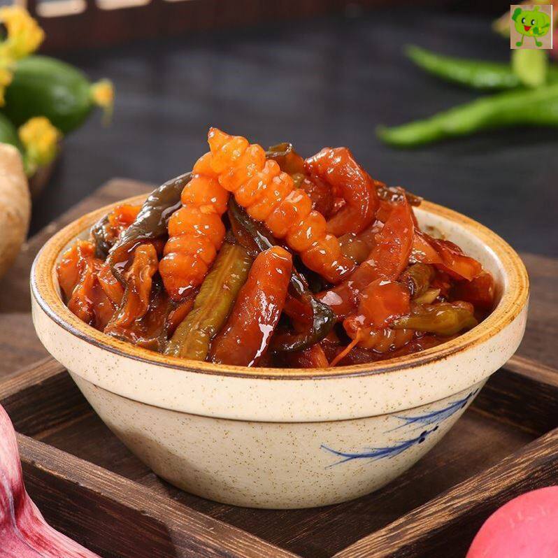 指指香酱八宝咸菜下饭饭菜开胃即食瓶装萝卜酱菜