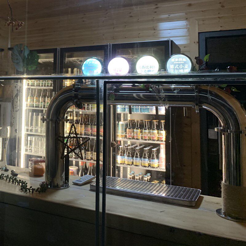 独孤精酿扎啤机啤酒设备打酒机器门型酒柱风冷制冷设备