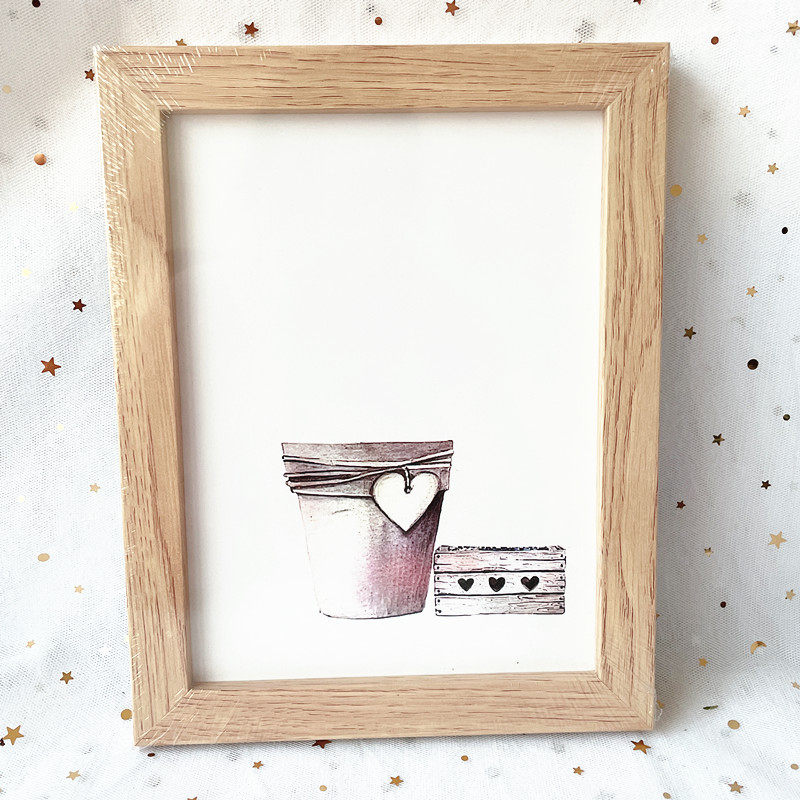 标本相框创意立体中空衍纸画框装裱永生干花相框