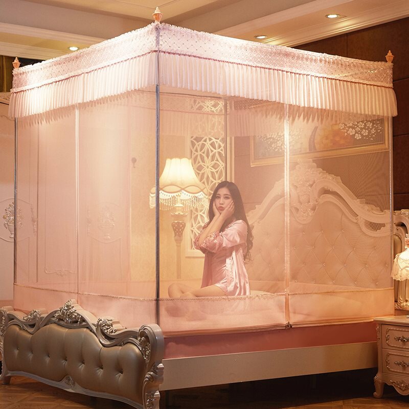 蚊帐一米蒙古包开门加密家用学生15m单人床蚊帐