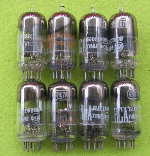 放大rca6bq7n低频电子管电压阴极旁热三极管美国电子管