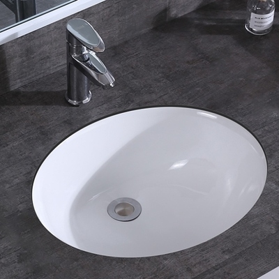 新下洗手盆嵌入式陶瓷卫生间简约台盆家装宾馆洗漱工装洗脸台下盆