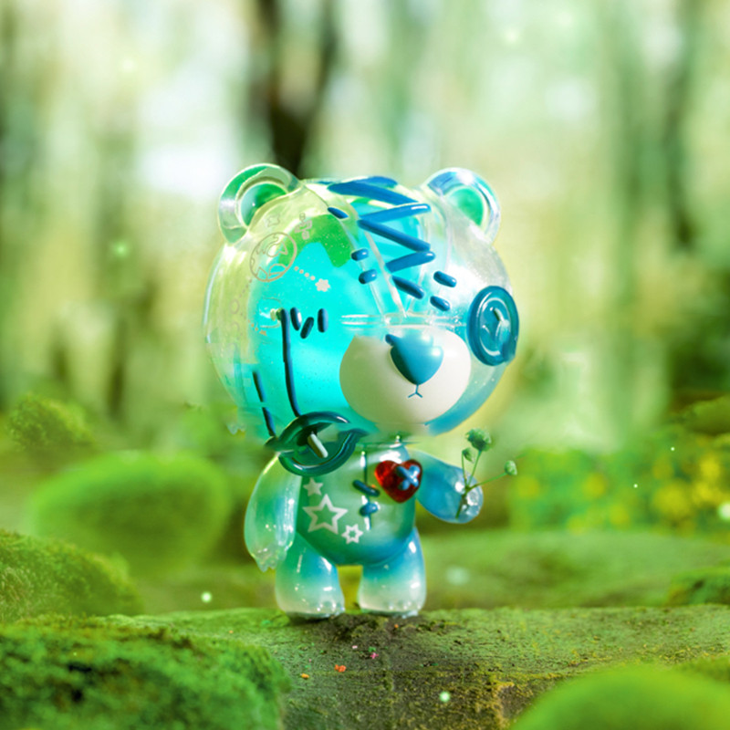 现货撕裂熊盲盒第四四代盒蛋手心里小宇宙公仔潮玩潮玩盲盒