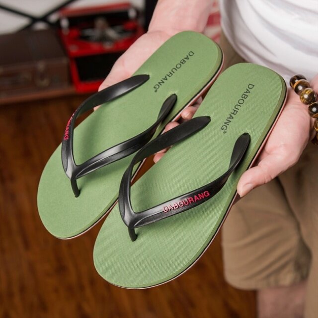 凉鞋大号潮流春秋男码简约人字红大拖鞋夏季人字拖