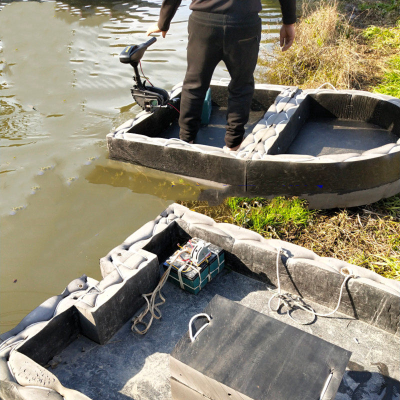 钓鱼水上防撞加密泡沫渔船浮船鱼塘养鱼工具钓鱼船