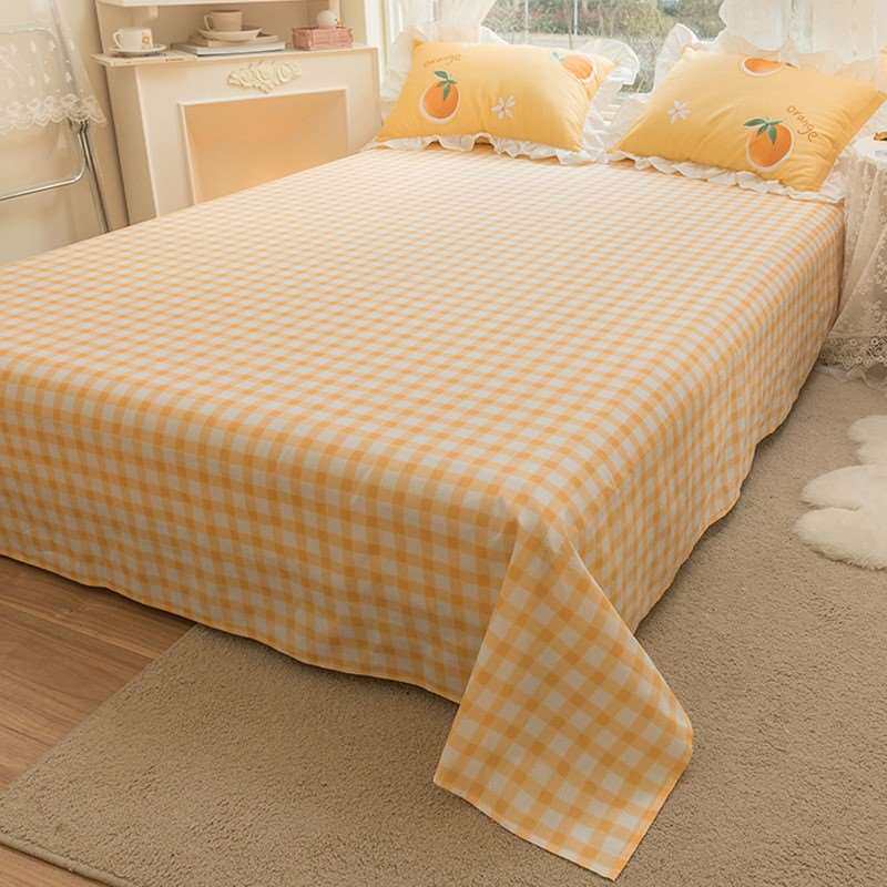 床单夏季柔软舒适床盖薄款2021b新款轻奢榻榻米床单