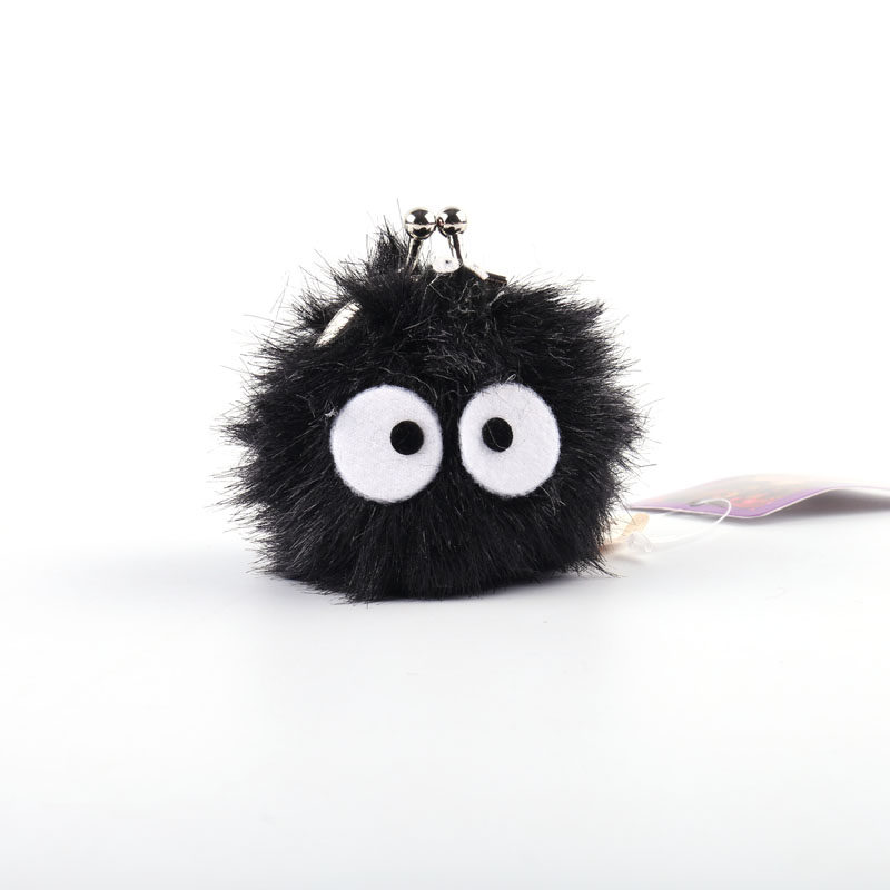 高档宫崎宫崎骏骏龙猫猫巴士黑炭煤球灰尘精灵毛绒布艺类玩具