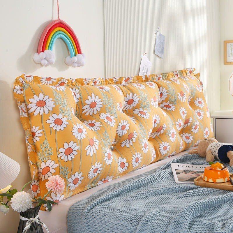 ins韩版床头q靠垫大靠背靠枕可拆洗榻榻米床靠背软包床头软靠垫背