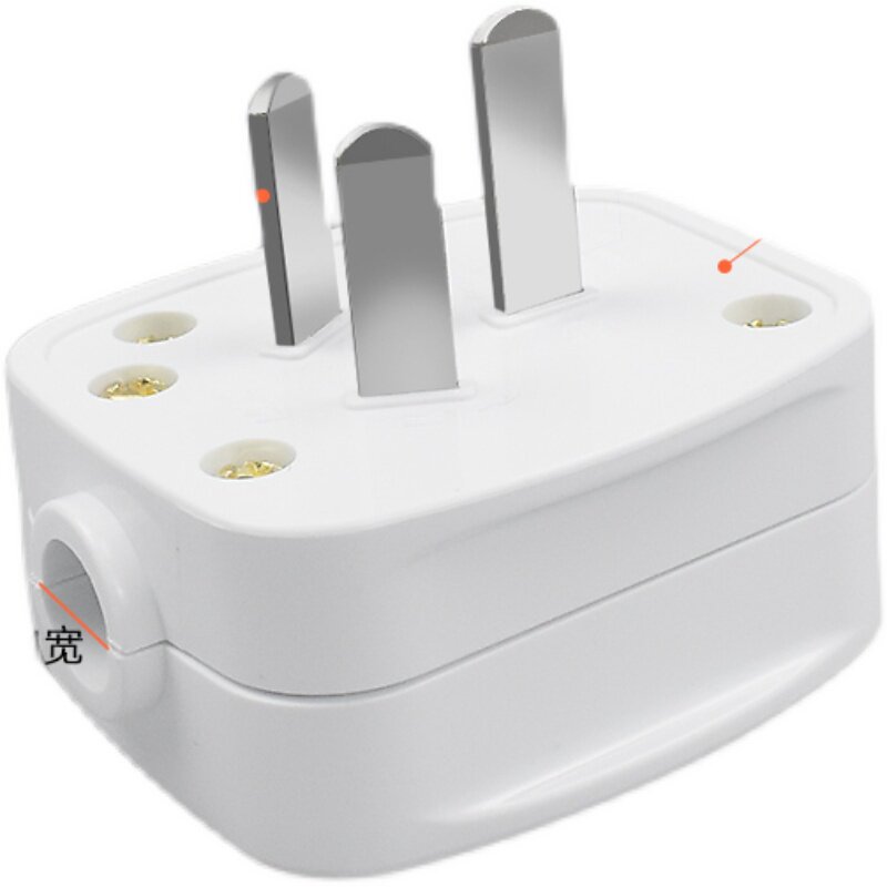 断电三脚家用保险丝电源全铜插头头带o310a16a250vusb多功能数码宝