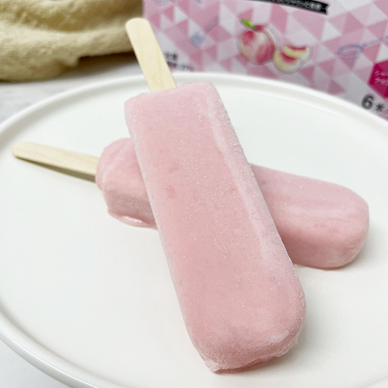 进口日本本名meito冰淇淋诱惑桃子朗姆葡萄干冰激凌冰淇淋