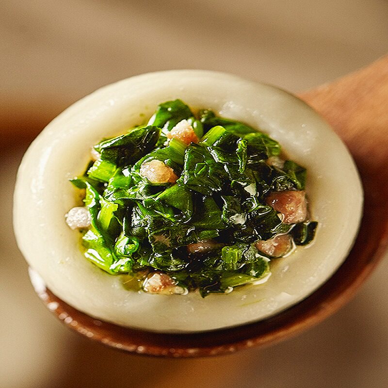 荠菜尝发汤团汤圆500g10粒袋装圆子元宵方便汤圆