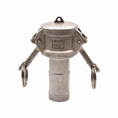 不锈钢快速接头304316卡扣式接头v水管钢丝软管皮管水泵配件接头