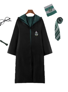 哈利波特袍子万圣节套装长袍裙子衣服同款魔法表演服周边领带袍服