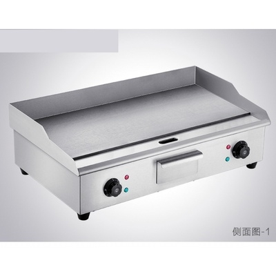 铁板烧铁板摆摊平板新款大号家用扒炉炉子加长扒炉