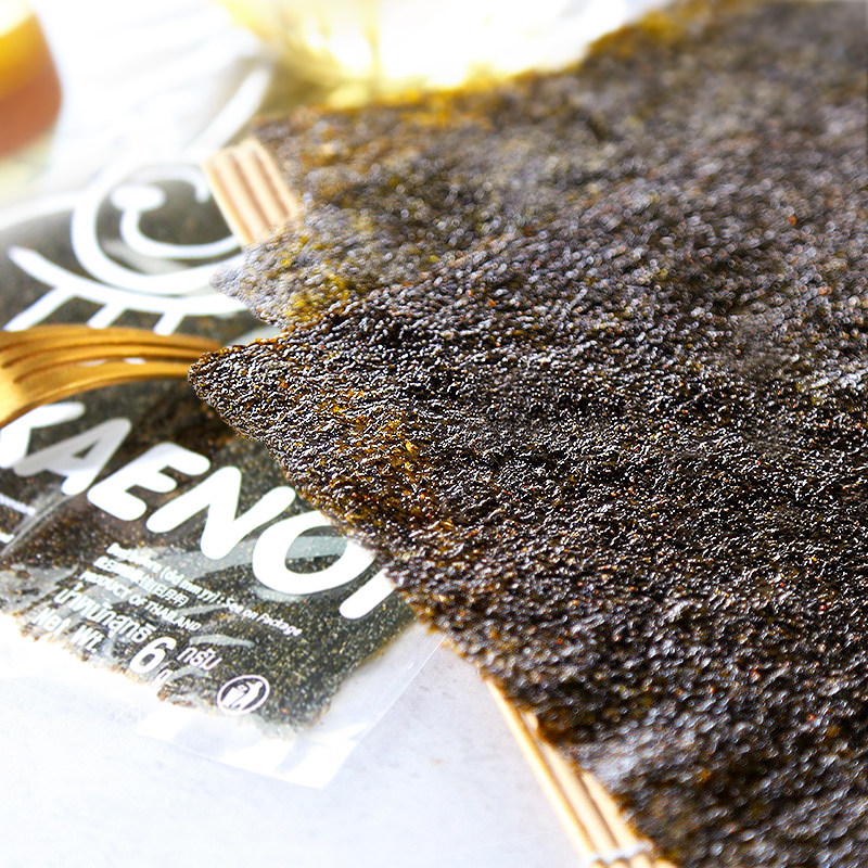 taokaenoi老板板仔旗舰店泰国进口零食bigbang紫菜大片海苔系列