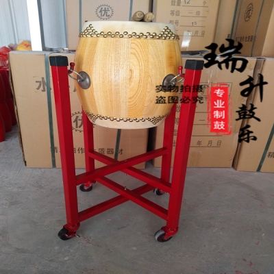 战鼓高音鼓寸戏曲京剧团锣鼓白茬皮原木木色牛鼓战鼓