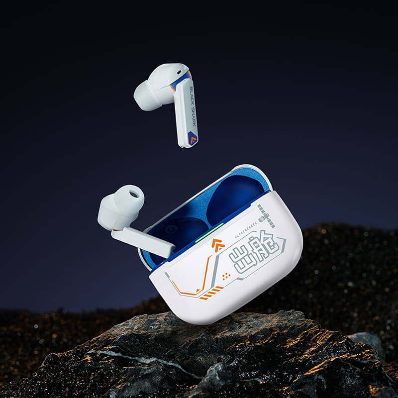 黑鲨凤鸣真无线蓝牙耳机中国航天版主动降噪超低延时超长续航畅听