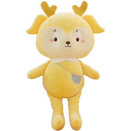 新品小鹿公仔儿童毛绒玩具婚抓抛洒玩偶礼机娃i娃网道可爱红具生