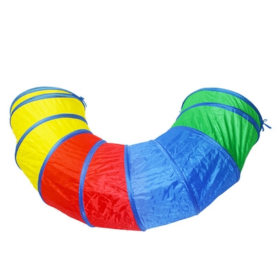 隧道宝宝彩虹早教游戏幼儿园钻洞儿童感统训练器包装护角