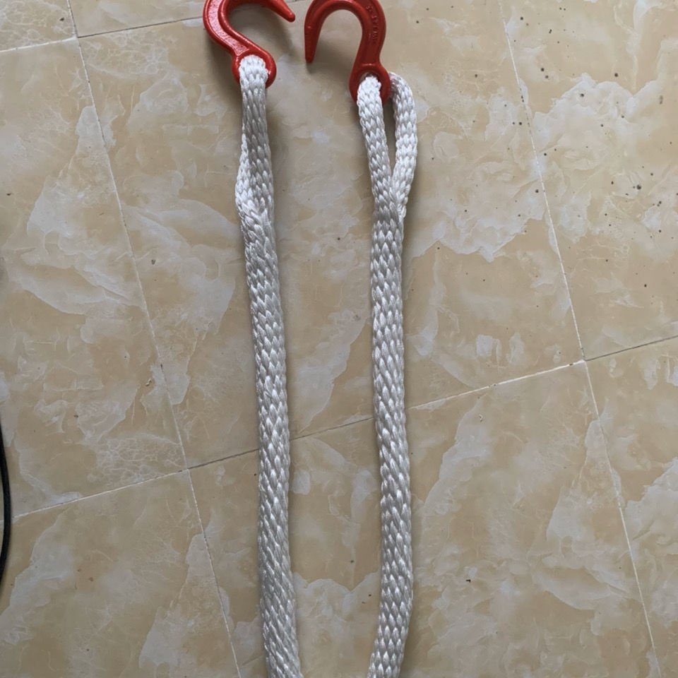 吊绳吊钩吊带双钩单钩尼龙钩起两头绳绳带吊装洒水