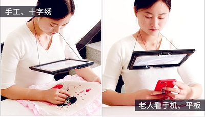 i whole desktop magnifier elderly magnifier with LED lamp for elderly elders M2022
