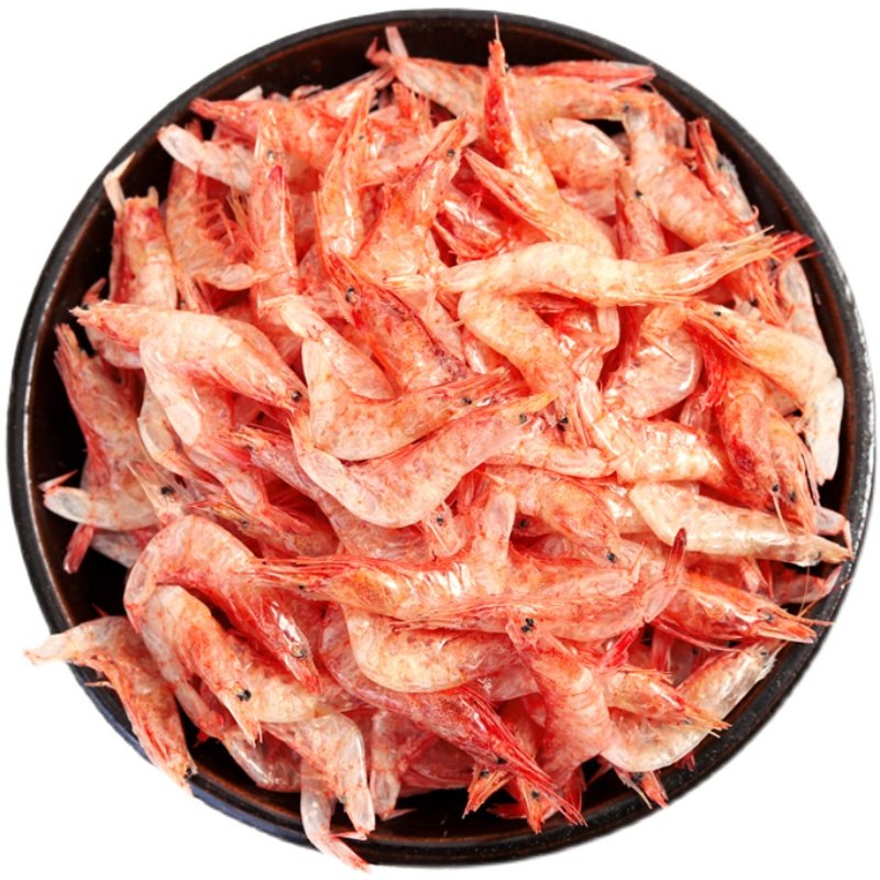 优质淡干淡盐台湾樱花虾皮北极红磷磷虾即食日本料理虾皮