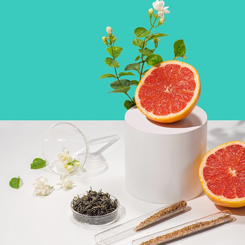 茶小开西柚茉莉花茶三角包袋泡茶水果茶冷泡茶茶叶茉莉花茶茶包