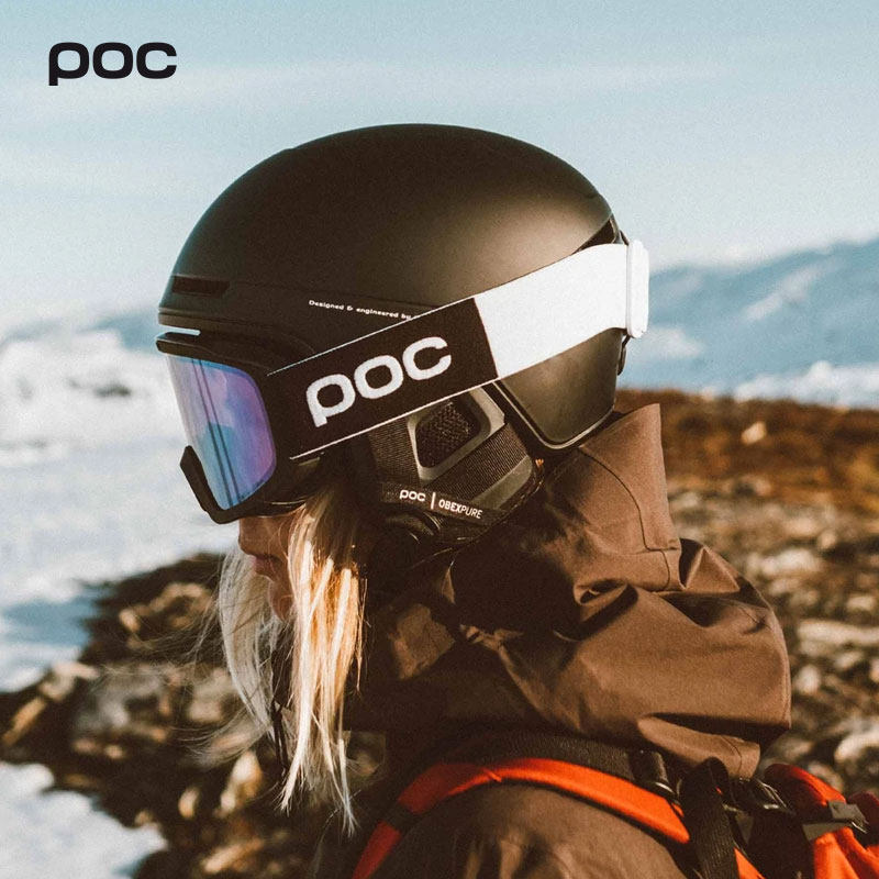 瑞典poc21款男女自由式滑雪头盔地域安全防护半盔滑雪头盔