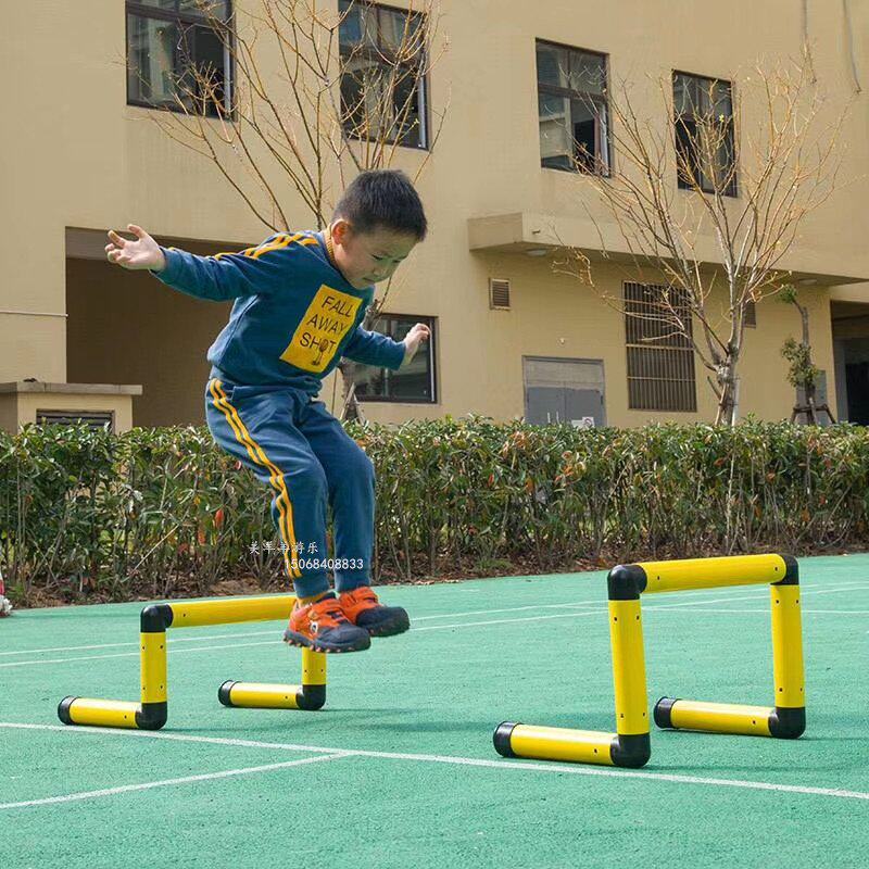 跨栏跳栏折叠障碍物幼儿园加粗儿童器材钻洞款练感统训练器材