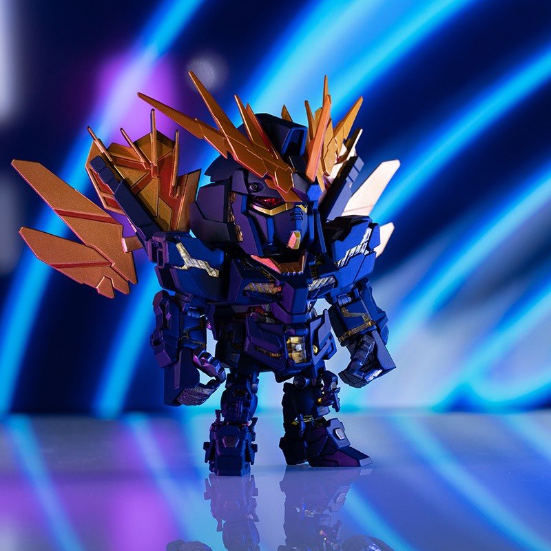 泡泡玛特自由高达qmsvmini盲盒正版万代联名独角兽潮玩潮玩盲盒