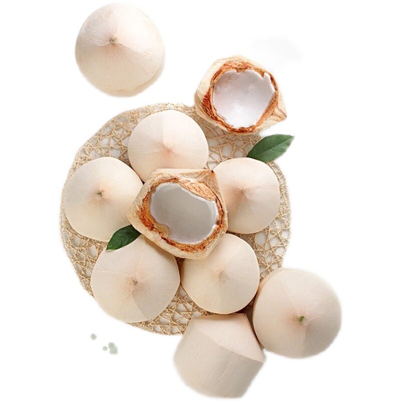 泰国椰青椰子大果9个单果800g以上送开椰器椰青