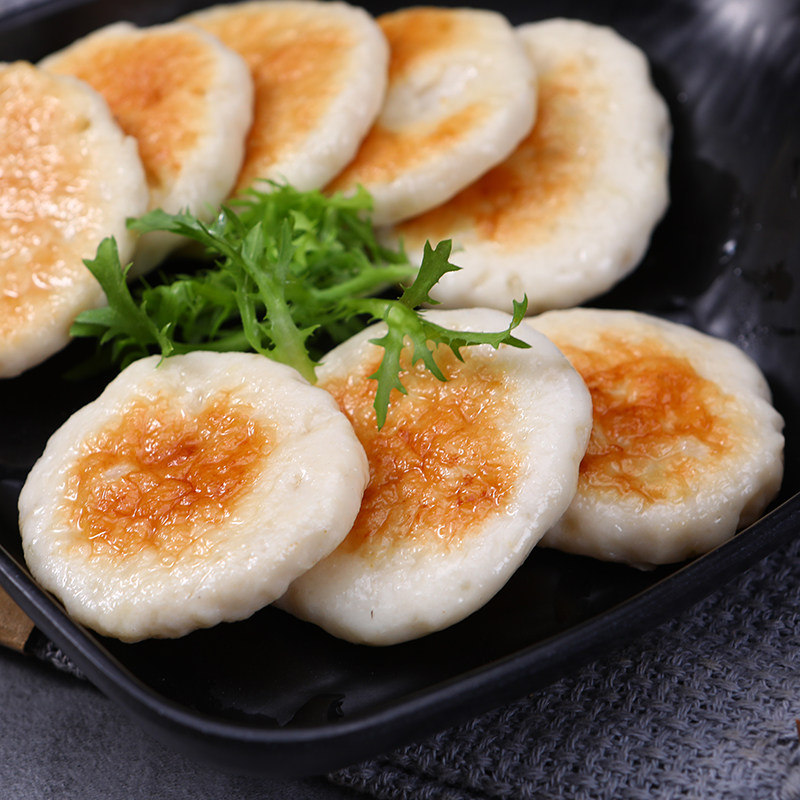 手打墨鱼空气炸锅半成品食材早餐美食油炸小吃鱼糕