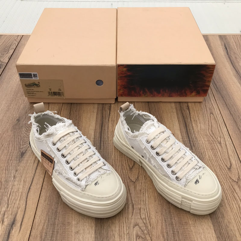 吴建豪xvessel乞丐鞋男女款网红厚底增高火焰帆布帆布鞋