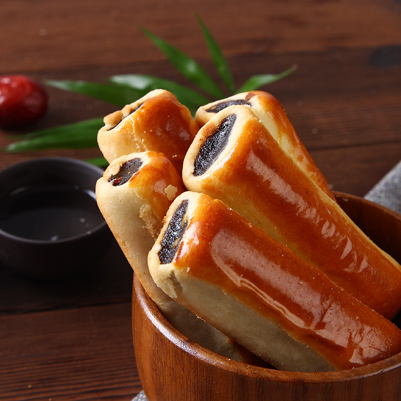 枣泥瀛隆酥条老式传统手工糕点点心红枣方糕传统中式糕点