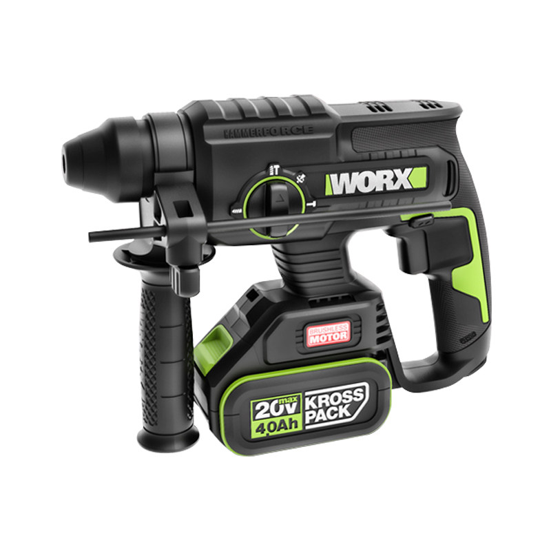 威克士充电电锤wu386冲击大功率无刷电钻无线锂电电锤