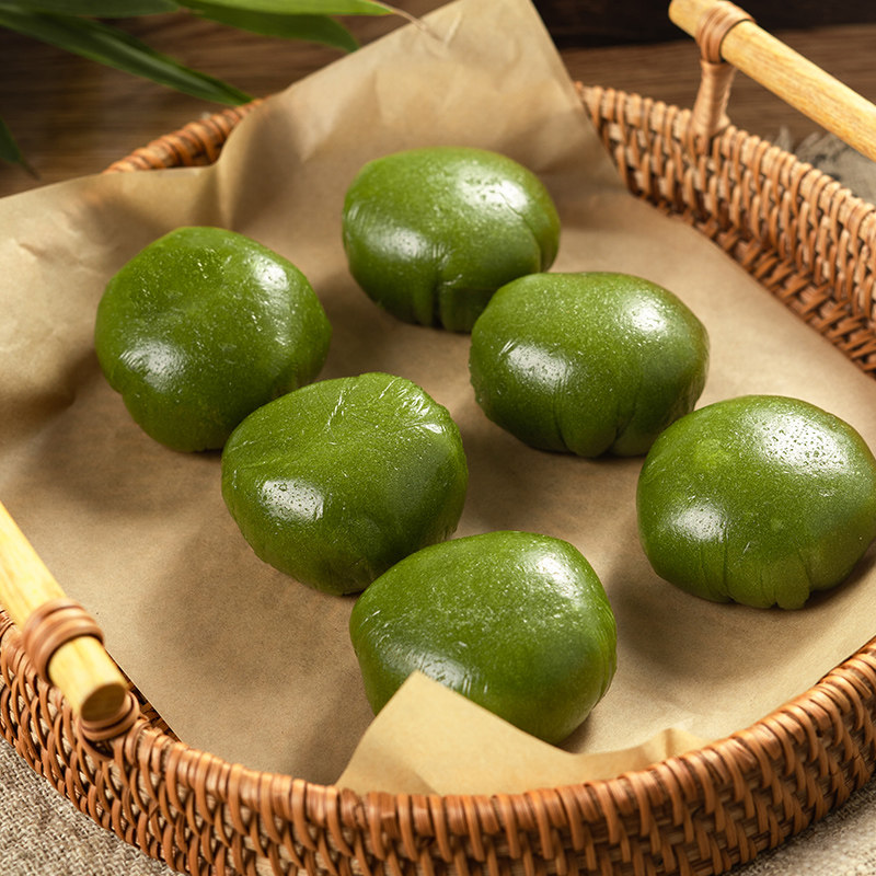 粮觅米鸭蛋艾粿青团麻糍糯米团子米糕发糕传统糕点宁波特产清明果