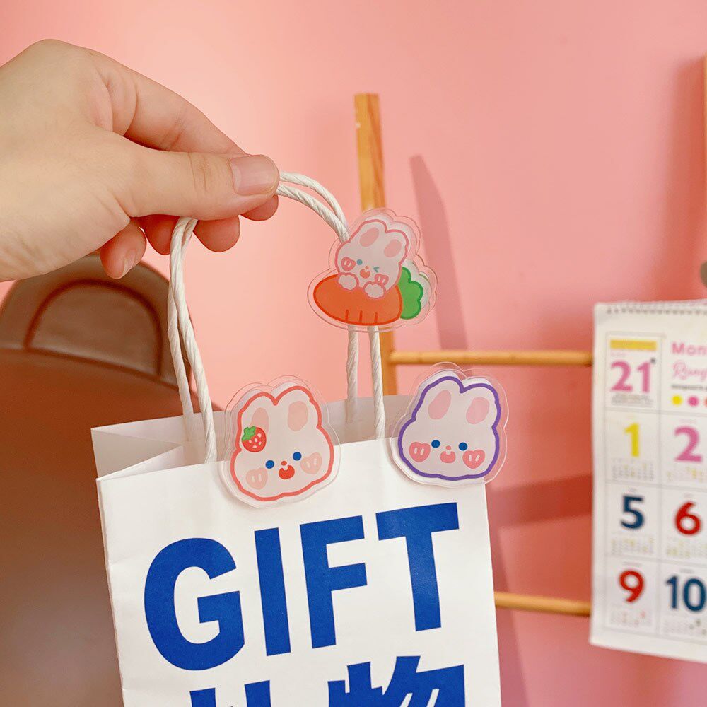 夹子高颜值茶茶卡通甜美书夹小书工具亚克文件夹其它