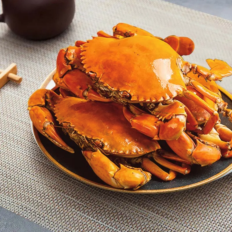 膏蟹鲜活蟹全正宗红膏台山黄油蟹爆膏满黄满膏青蟹